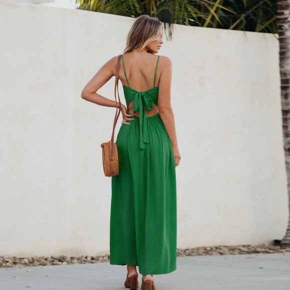 Cupshe Vibrant Green Maxi Dress - Picture 7 of 7